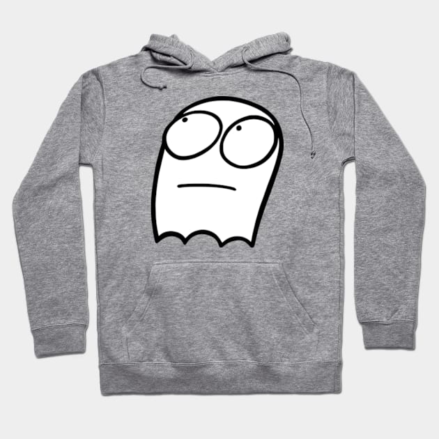 I'm Scared Ghost Hoodie by JadedOddity